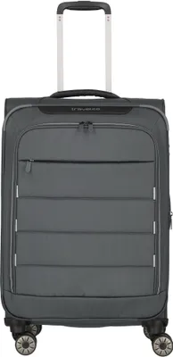 Obrázek produktu pro Travelite Látkový cestovní kufr Skaii 4w M Anthracite 62/67 l