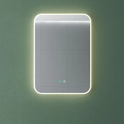 Produktbild von Mai & Mai Wandspiegel Badezimmer Spiegel LED 40x60cm LED Bad-Spiegel mit Touchschalter, Beschlagfrei durch Antifog-Schicht LED-Spiegel 03