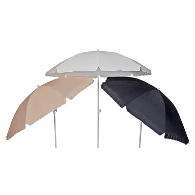 Produktbild von Sonnenschirm Libra 2 m Durchmesser mit Knickfunktion, Volant und 8 Metallstreben