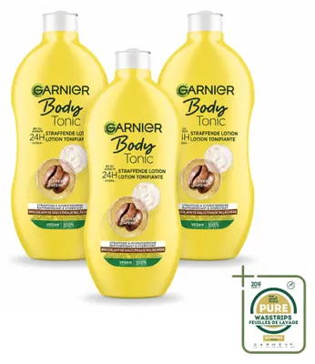 Image de 3 x Garnier Body Tonic, lotion pour le corps - raffermissante et hydratante - 400 ml - Pack économique - 3 pièces
