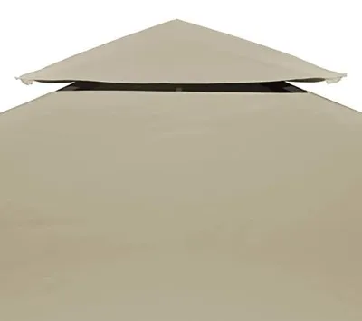 Produktbild von Pavillon-Dachplane Ersatzdach 310 g/m? Beige 3×4 m Pavillon Wasserdicht