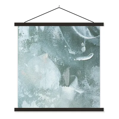 Produktbild von MuchoWow® Textilposter Acrylfarbe - Abstrakt - Design 40x40 cm mit schwarzem Rahmen - Fotos
