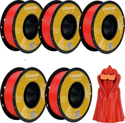 Obrázok produktu pre 3D tlačové vlákno, materiál PLA, priemer 1,75 mm, 5 KG PLA červená