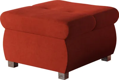 Produktbild von MIRJAN24 Polsterhocker Orkan Klein, Moderne Sitzhocker vom Hersteller, Holzkonstruktion, 60x60x39 cm (Farbe: Uttario Velvet 2964)