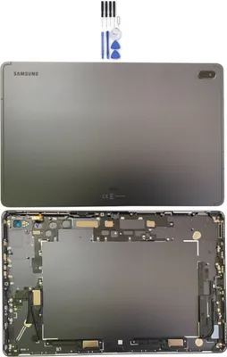 Image de Couvercle de batterie Samsung pour Galaxy Tab S7 FE 5G GH82-25745A Noir
