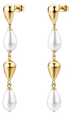 Immagine prodotto di Originali orecchini lunghi con perle artificiali Perfect BPC77