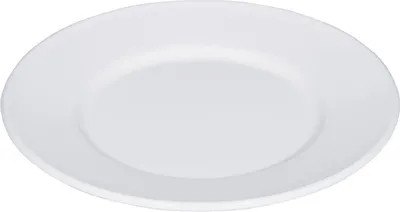Image de Riess Assiette plate en émail Ø21cm Blanc