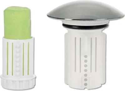 Zdjęcie produktu dla Zlew Drain Fairy 1x korek i 1x kamień zapachowy cytryna/jabłko