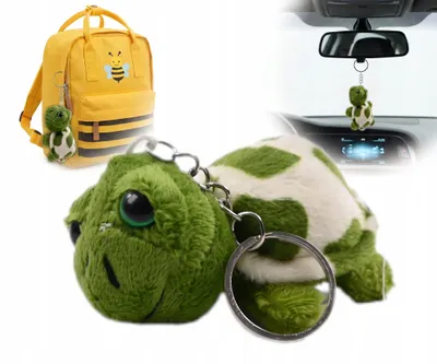 Produktbild von Schildkröte Plüsch Schlüsselanhänger Süßer Anhänger für Rucksack Tasche Geschenk