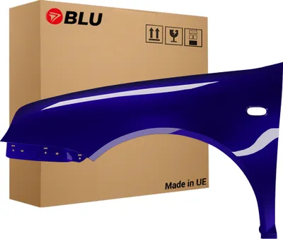 Image de BLU Aile Compatible avec VW Volkswagen Golf IV 4 LD5Q Gauche Blau SchattenBlau | 1997-2006 | Avant | Peint| Prêt à Monter | Acier