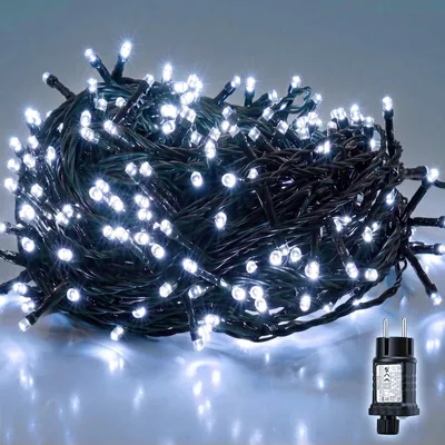 Produktbild von LED Lichterkette 10m 150er Kaltweiß für Außen, SALCAR mit Stecker Weihnachten