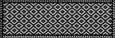 Produktbild von Salonloewe TABUK BLACK & WHITE Fußmatte Wohnmatte 60 x 180 cm