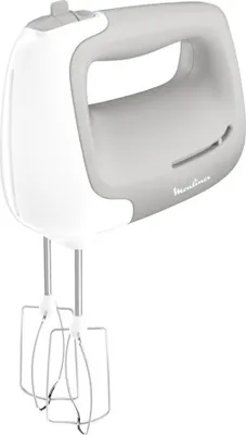 Obrázek produktu pro Moulinex PowerMix HM450B, Ruční mixér, Šedá, Bílá, Míchání, Páčka, Plast, Kov