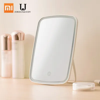 Produktbild von Xiaomi Mijia LED Kosmetikspiegel mit Licht Touch-Schalter Kontrolle Natuerliche tragbare Make-up Led Licht Schlafsaal Desktop Spiegel 1200mAh