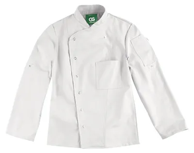 Image de CG Workwear - Veste de cuisine « Turin GreeNature » pour femmes LT2486 (86,36 cm) (gris froid)