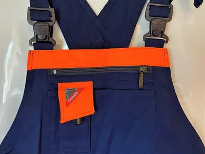 Produktbild von ENGEL Latzhose orange/marine Nr. 3605-425 Ar…