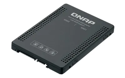 Zdjęcie produktu dla QNAP QDA-A2MAR, Obudowa SSD, M.2, M.2, 6 Gbit/s, Czarny