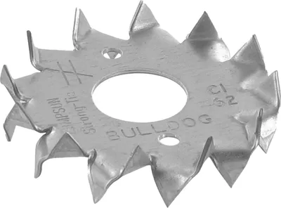 Obrázek produktu pro Dřevěná spojka DIN1052 typ Bulldog C1-62-B Vnější D.62mm Vnitřní D.21mm žárově pozinkovaná.