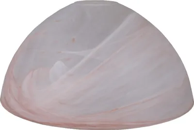 Produktbild von Lampenglas 300mm Ersatzglas braun Lampenschirm Glas rund Leuchtenglas
