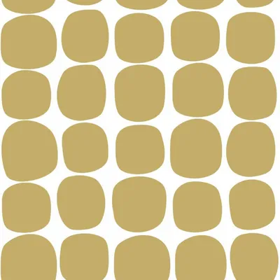 Produktbild von ESTAhome Tapete grafisches Motiv Ockergelb und Weiß 53 cm x 10.05 m