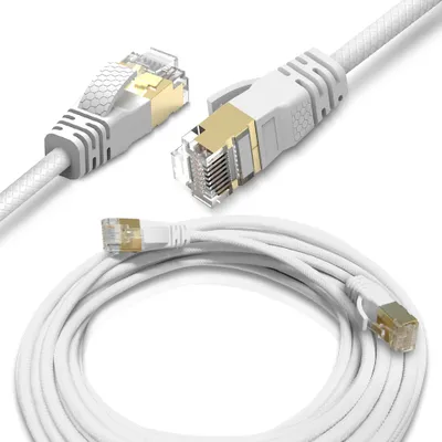 Produktbild von Netzwerkkabel CAT8 Internet Netzwerk Slim Kabel 5m Patchkabel Ethernet DSL LAN