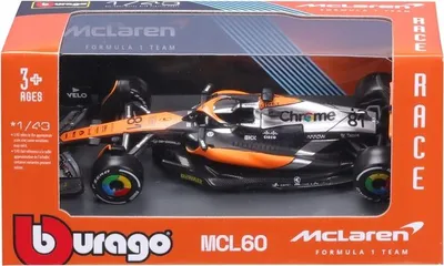 Image de Bburago 18-38087 - Maquette de voiture - F1 McLaren MCL60 '23 #81 Piastri (échelle 1:43) Formule 1