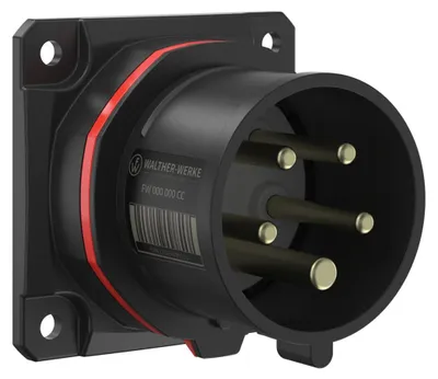 Obrázek produktu pro Připojovací zástrčka CEE NEO přímá 16A5P6h IP54 - Montovaná CEE-zástrčka 16A 5p 6h FW610506CC