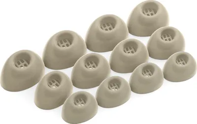 Immagine prodotto di 12 x Gommini Auricolari in Silicone Ricambio per Jabra Elite 10 Auricolari Cuffie in Bianco