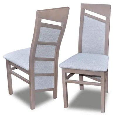 Obrázek produktu pro Massivholz Stuhl Esszimmerstuhl Designer Textil Stuhl Stühle Esszimmerstühle K61