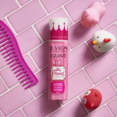 Produktbild von Revlon Equave Kids Princess Look, Kinder, Professionelle Haarspülung, Alle Haare, Alle Farben, Glanz, Glättend, Weichmachend, 200 ml
