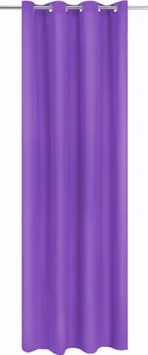 Obrázok produktu pre Matné závesy 145x250 cm záves s prieduchmi - Tmavo fialová