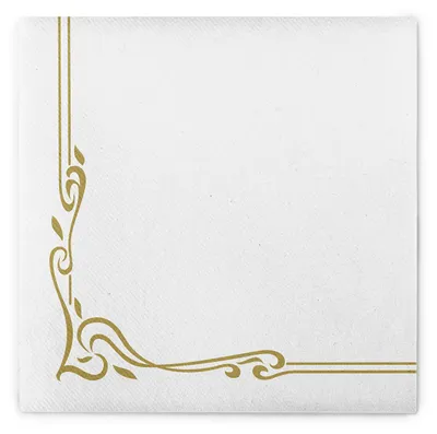 Produktbild von Airlaid Serviette Colour Line in Gold, 40 x 40 cm, 50 Stück - Mank