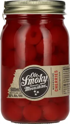 Image de Ole Smoky Tennessee Moonshine CHERRIES Premium Spirit Drink 50% Vol. 0,5l
