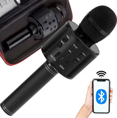 Obrázok produktu pre Bezdrôtový bluetooth karaoke mikrofón