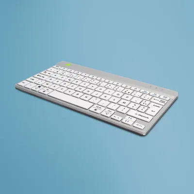 Obrázok produktu pre R-Go Tools RGOCOFRWLWH, Mini, Bezdrôtový, Bluetooth, Nožnicový spínač, AZERTY, Biela