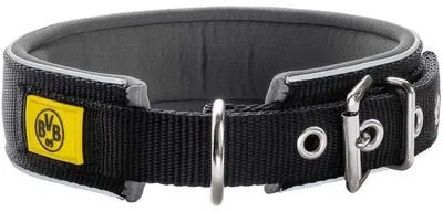Productafbeelding van Hunter Halsband, neopreen, reflecterend, zwart/geel, 45 cm