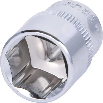 Productafbeelding van KS TOOLS 918.1413-E 1/4" CHROMEplus zeshoekige doppen, 13 mm, met ophangklem