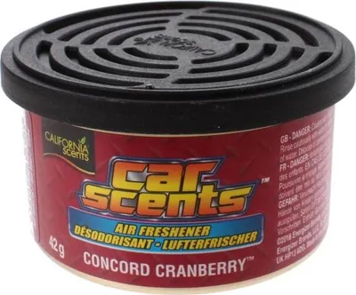Zdjęcie produktu dla Zapachy samochodowe California Scents - Concord Cranberry