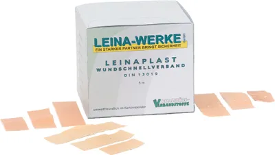 Immagine prodotto di LEINAPLAST gessi 1 m x 6 cm in tessuto non tessuto bianco (1 striscia)