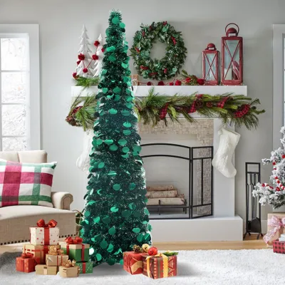 Produktbild von Solidchoice – Weihnachtszeltbaum, 150 cm, Dunkelgrün
