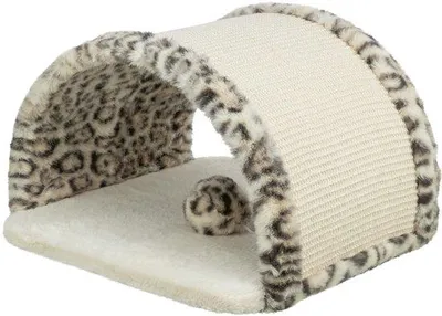 Productafbeelding van Unyqoos® kattenkrabpalen met een jute krabbrug en een zacht pluche plateau – krabpalen voor nagelverzorging en ontspanning van katten
