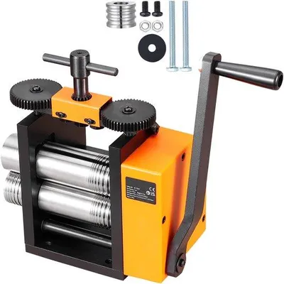 Immagine prodotto di Macchina piegatrice multifunzione 3-in-1 per gioielli, con spessore regolabile da 0,03 a 6,5 mm