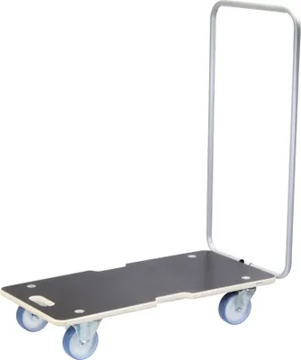 Obrázok produktu pre WAGNER Transportná pomôcka Multiplex MAXIGRIP - 74 x 36,5 x 11 cm, kolieska Ø 100 mm, oceľový držiak, nosnosť 300 kg - 20134501