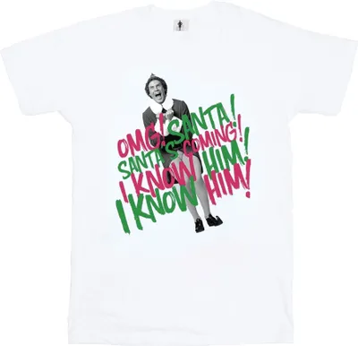 Produktbild von Elf - "Santa's Coming" T-Shirt für Damen BI21879 (3XL) (Weiß)