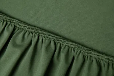 Produktbild von Kayori Jersey Spannlaken für Topper Saiko Farbe Dunkelgrün Größe 80x220 cm
