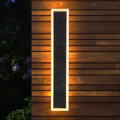 Produktbild von esotec Moderne Solar-Wandleuchte Smartlight 50 cm METALL outdoor IP65 102652