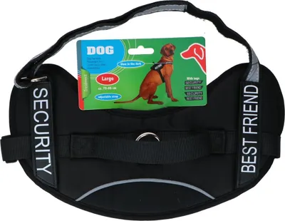 Immagine prodotto di Pettorina per cani - regolabile - 70 x 86 cm - Nero