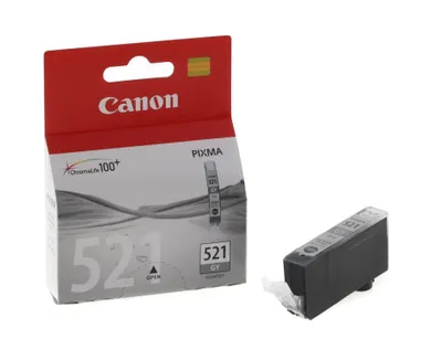 Zdjęcie produktu dla Canon CLI-521 GY, Szary, Tusz na bazie pigmentu, 1 szt.