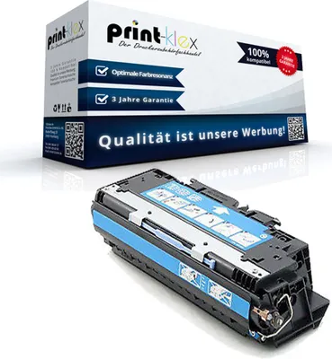 Produktbild von Kompatible Tonerkartusche für HP Color LaserJet 3700 3700 DN 3700 DTN 3700 N 3700 Series Q2681A Blau Cyan - Office Quantum Serie