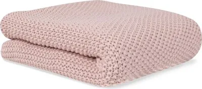 Obrázek produktu pro Dětská pletená deka organická bavlna 70x90cm Pink
